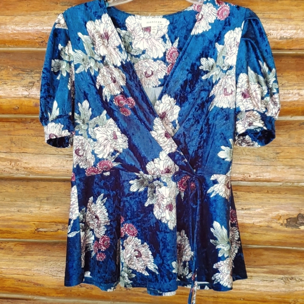 Womens velour top